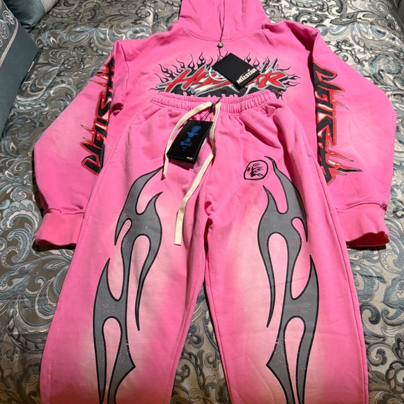 Pink Hellstar brainwashed Hoodie & Sweatpants - Picture 7 of 7